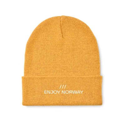 Gorro de punto con puño