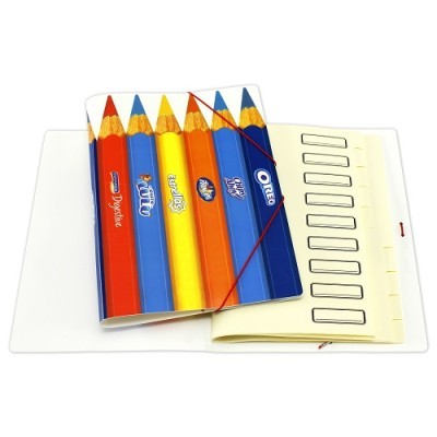 Carpeta de cartón reciclado personalizada
