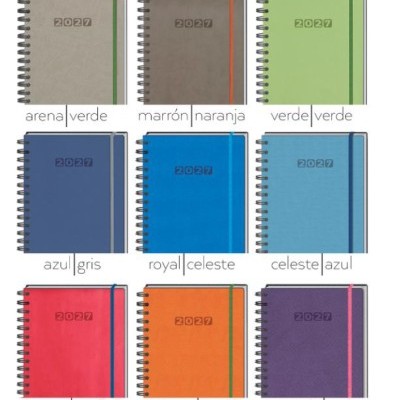 Agenda wireo día página 2027 personalizada