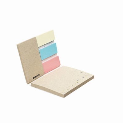 Bloc de notas adhesivas de papel de semillas personalizadas