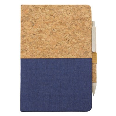 Libreta ecológica de corcho y mitad lino