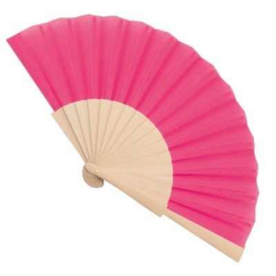 Abanico Plegable Personalizado Multicolor de Madera
