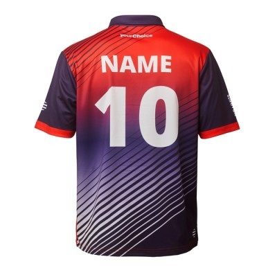Polo Sublimado en Malla de Poliéster con Cuello y Puños Personalizados