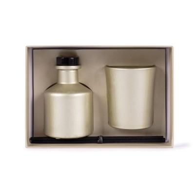 Set aromático de varillas y vela