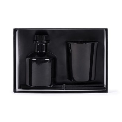 Set aromático de varillas y vela