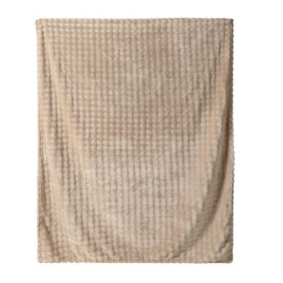 Manta de tacto suave con relieve