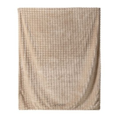 Manta de tacto suave con relieve