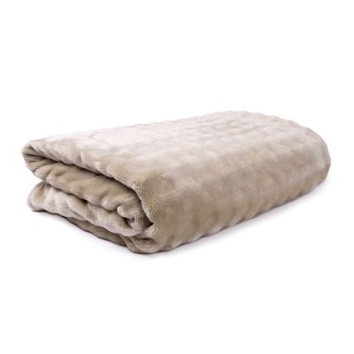 Manta de tacto suave con relieve