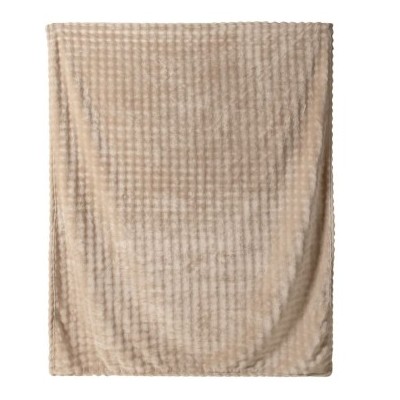 Manta de tacto suave con relieve