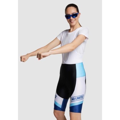 culotte de ciclismo con tirantes sublimado y ajuste de silicona