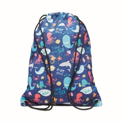 Mochila de cuerdas de poliéster personalizada