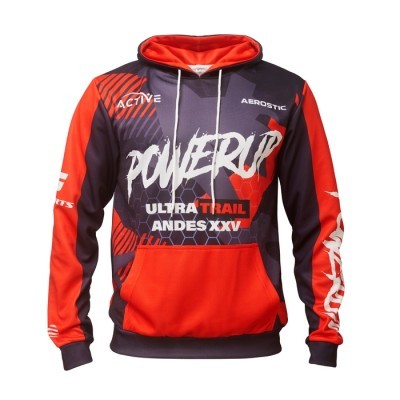 Sudadera con Capucha Sublimada Unisex Fabricada en Poliéster Técnico