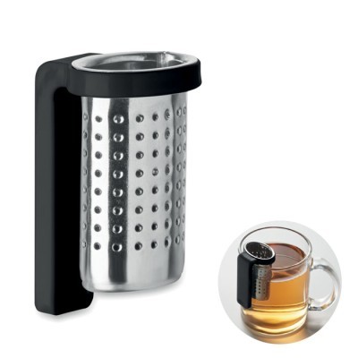 Infusor de té de acero inoxidable con gancho