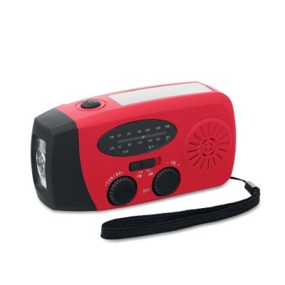 Radio portátil linterna LED