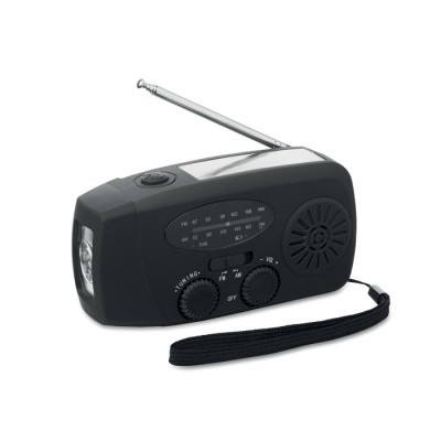 Radio portátil linterna LED