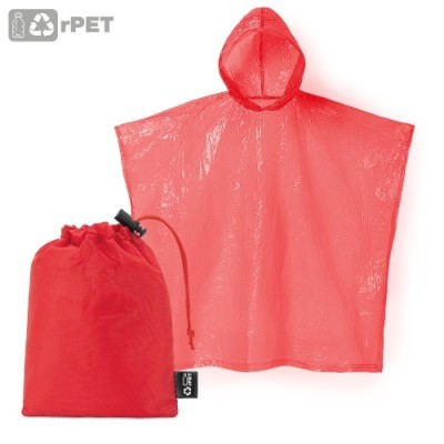 Poncho impermeable reciclado