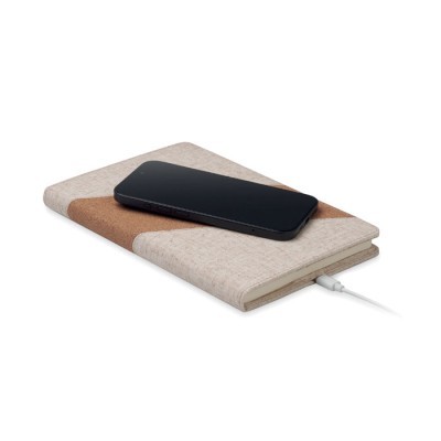 Libreta A5 con cargador 15 W