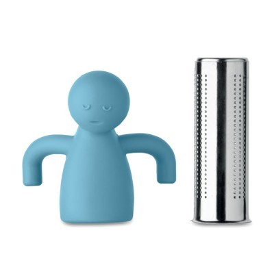Infusor de silicona para té con filtro de acero inoxidable