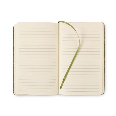 Cuaderno a5 ecológico con tapa rígida de papel reciclado