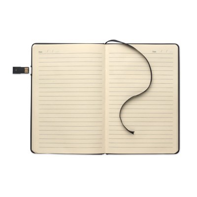 Libreta A5 con USB integrado