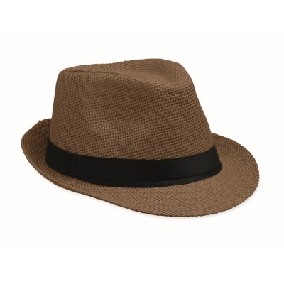 Sombrero de paja de papel