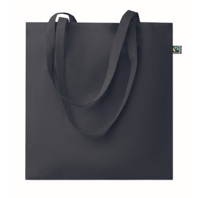 Bolsa de algodón fairtrade con asas largas