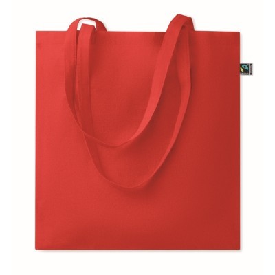 Bolsa de algodón fairtrade con asas largas