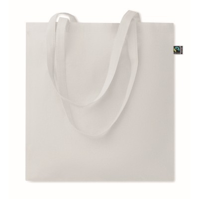 Bolsa de algodón fairtrade con asas largas