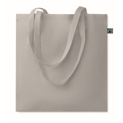 Bolsa de algodón fairtrade con asas largas