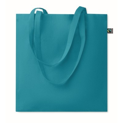 Bolsa de algodón fairtrade con asas largas