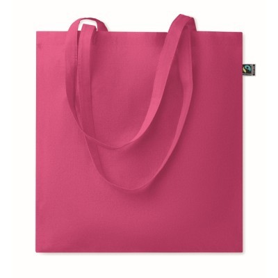 Bolsa de algodón fairtrade con asas largas