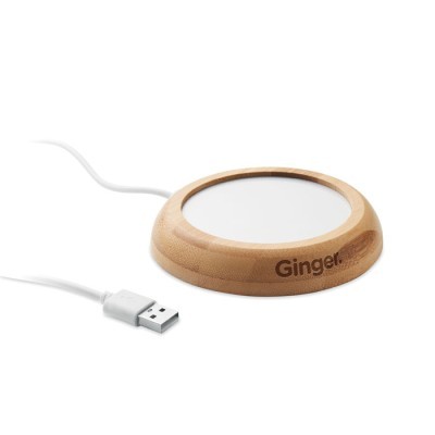 Calentador usb para tazas de madera
