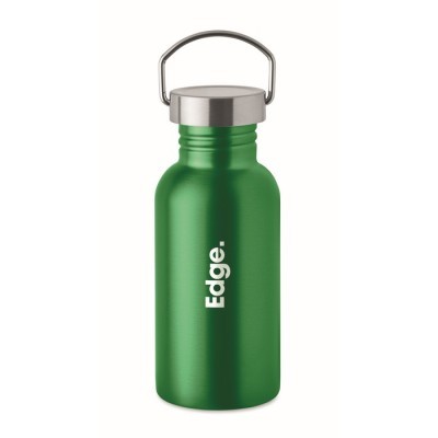 Botella de acero reciclado con asa lechera de 500ml