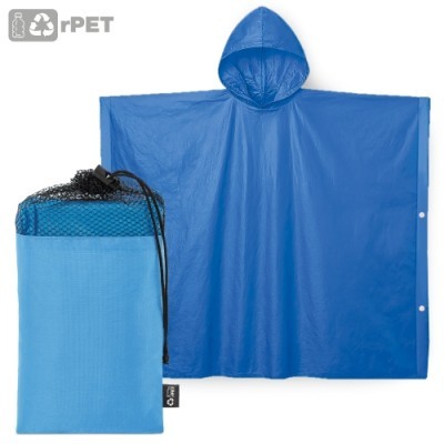 Poncho impermeable con rejilla