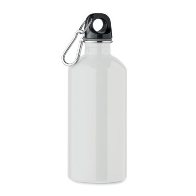 Botella de acero inoxidable pequeña con mosquetón