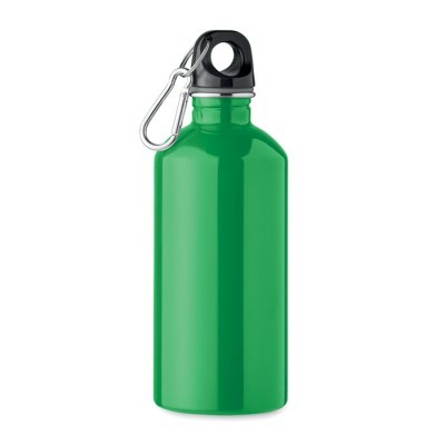 Botella de acero inoxidable pequeña con mosquetón
