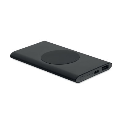 Power bank inalámbrica de aluminio reciclado 5000 mAh