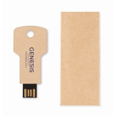 Memoria USB con Forma de Llave de Papel 1–64 GB