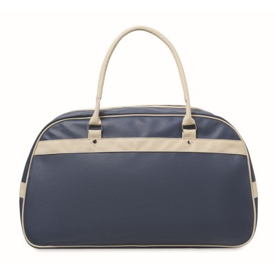 Bolsa de deporte retro bicolor con cremallera