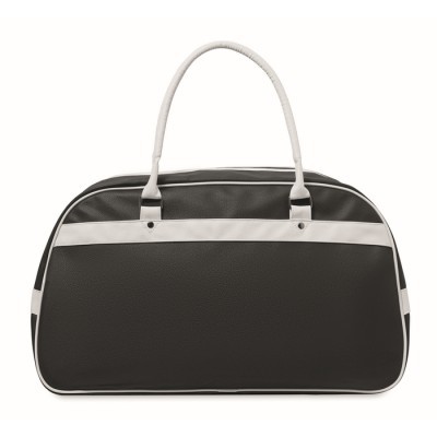 Bolsa de deporte retro bicolor con cremallera