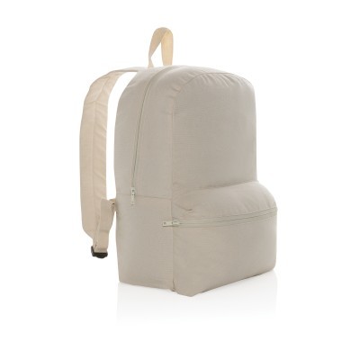Mochila de lona sin teñir personalizada