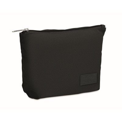 Neceser textil de pana con cremallera