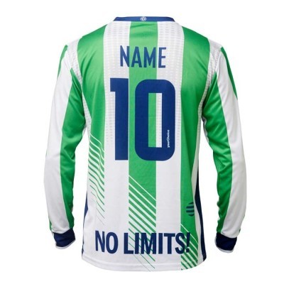 camiseta de manga larga con cuello en v para sublimación