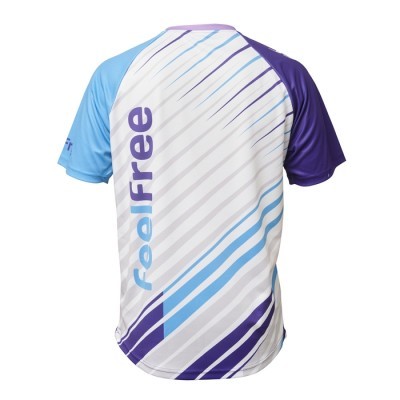 Camiseta técnica sublimada de poliéster transpirable