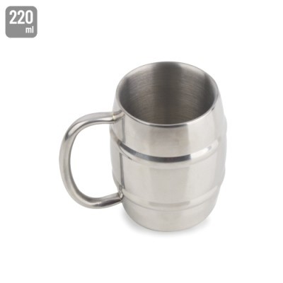Taza de Acero Inoxidable con 220 Ml
