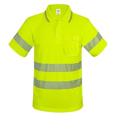 Polo alta visibilidad elástica