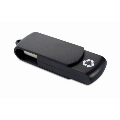 Memoria USB giratoria fabricada en plástico reciclado 1–64 GB