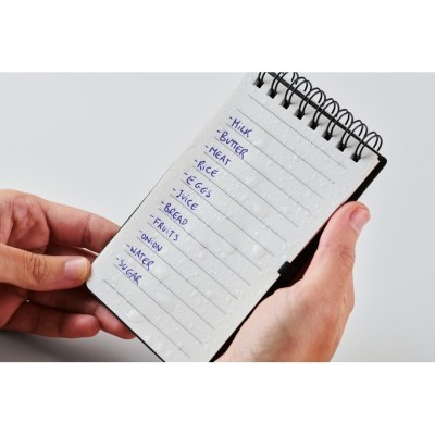 Libreta impermeable con bolígrafo incluido