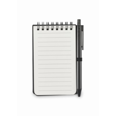 Libreta impermeable con bolígrafo incluido