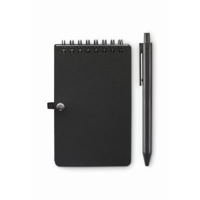 Libreta impermeable con bolígrafo incluido